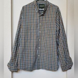 Eddie Bauer Multicolor Plaid Men's Shirt.   Size XL